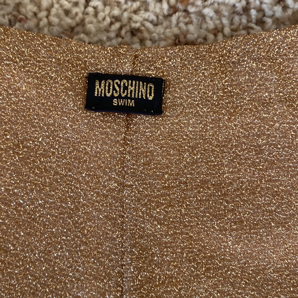 Moschino Metallic Gold Bikini - Picture 10 of 11